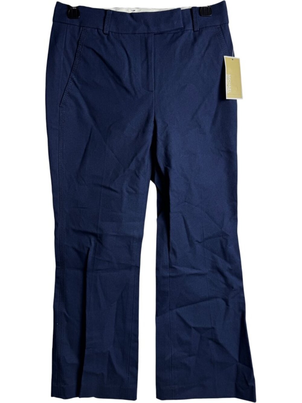 💙 Michael Kors True Navy Trouser Pants Work Office Size 2 Brand New $155 MSRP